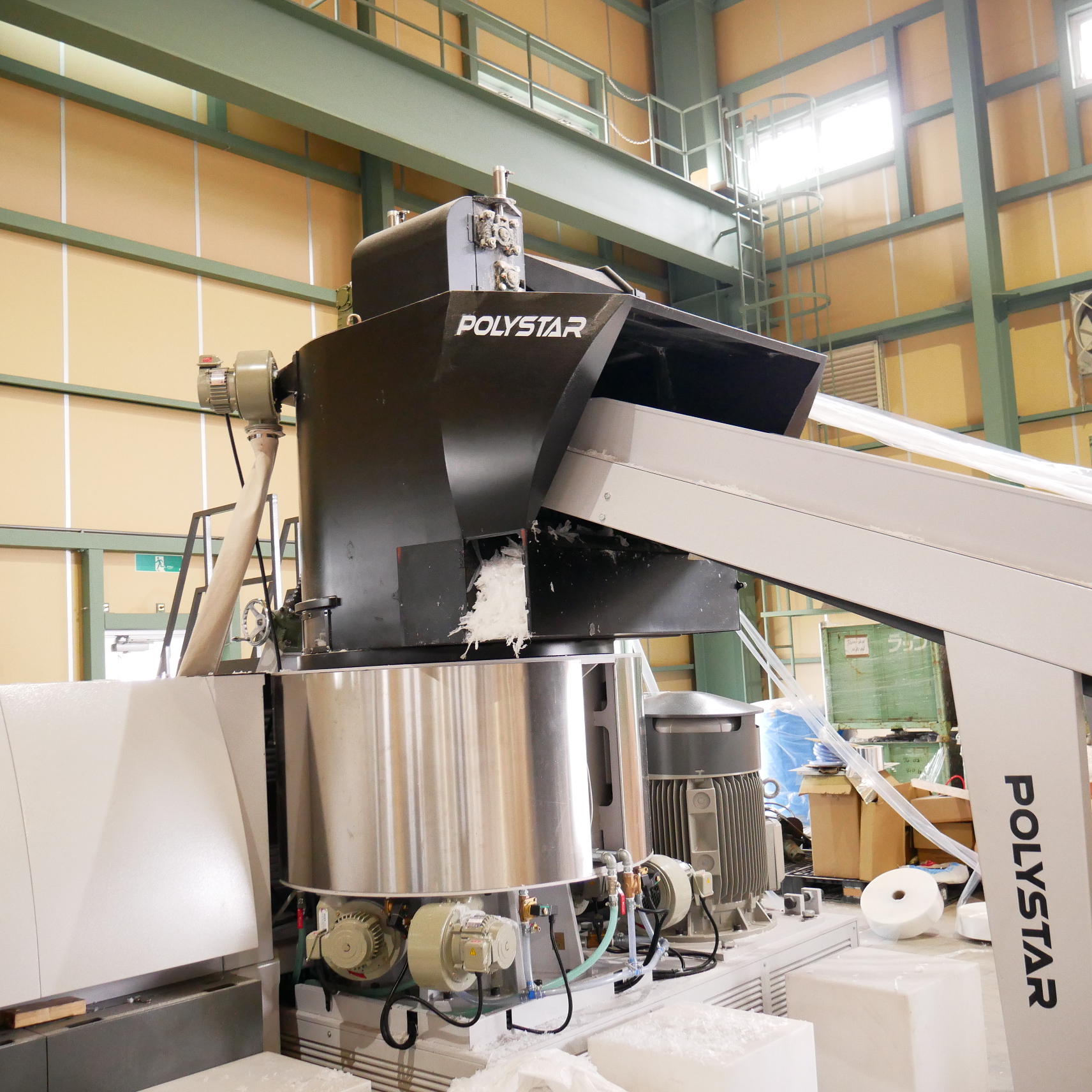 ペレタイザー　LDPE事例　POLYSTAR